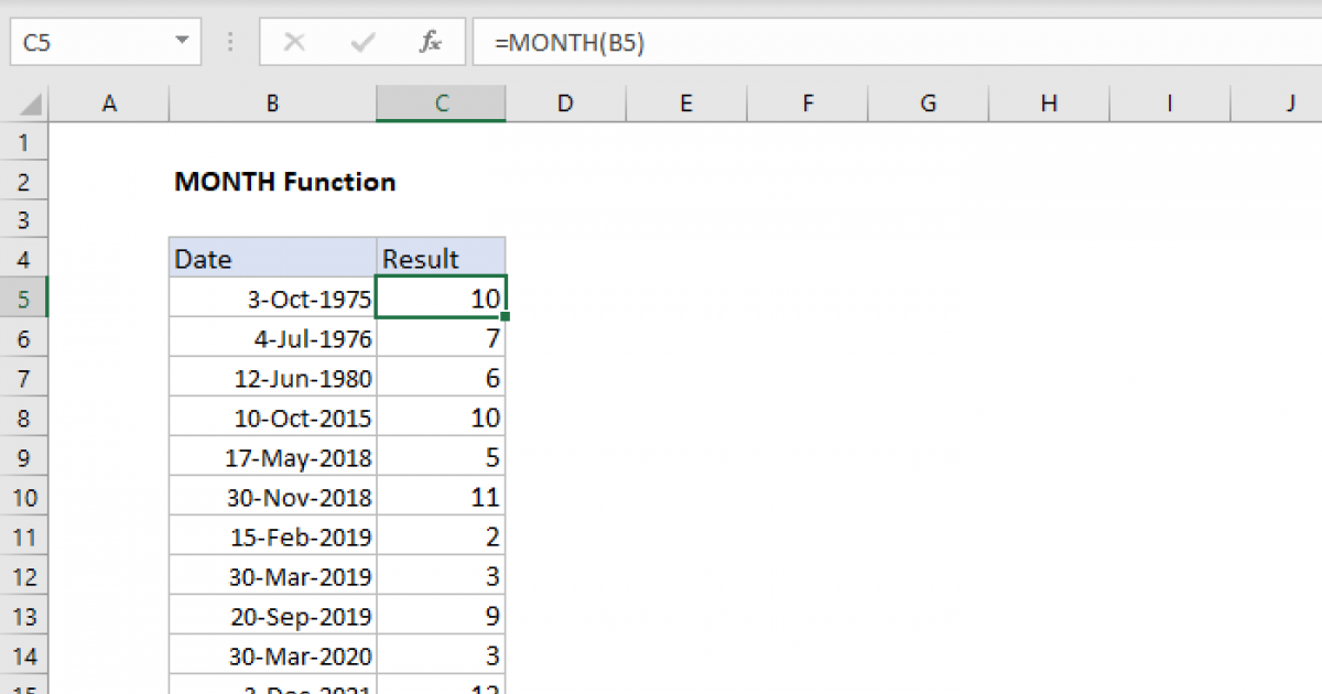 How To Add A New Month In Excel